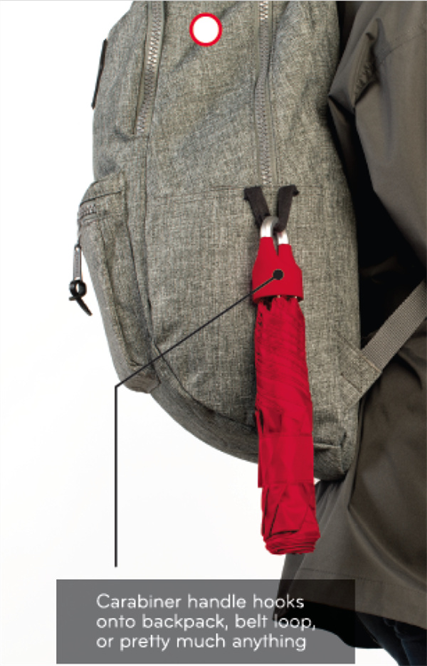 carabiner clip umbrella